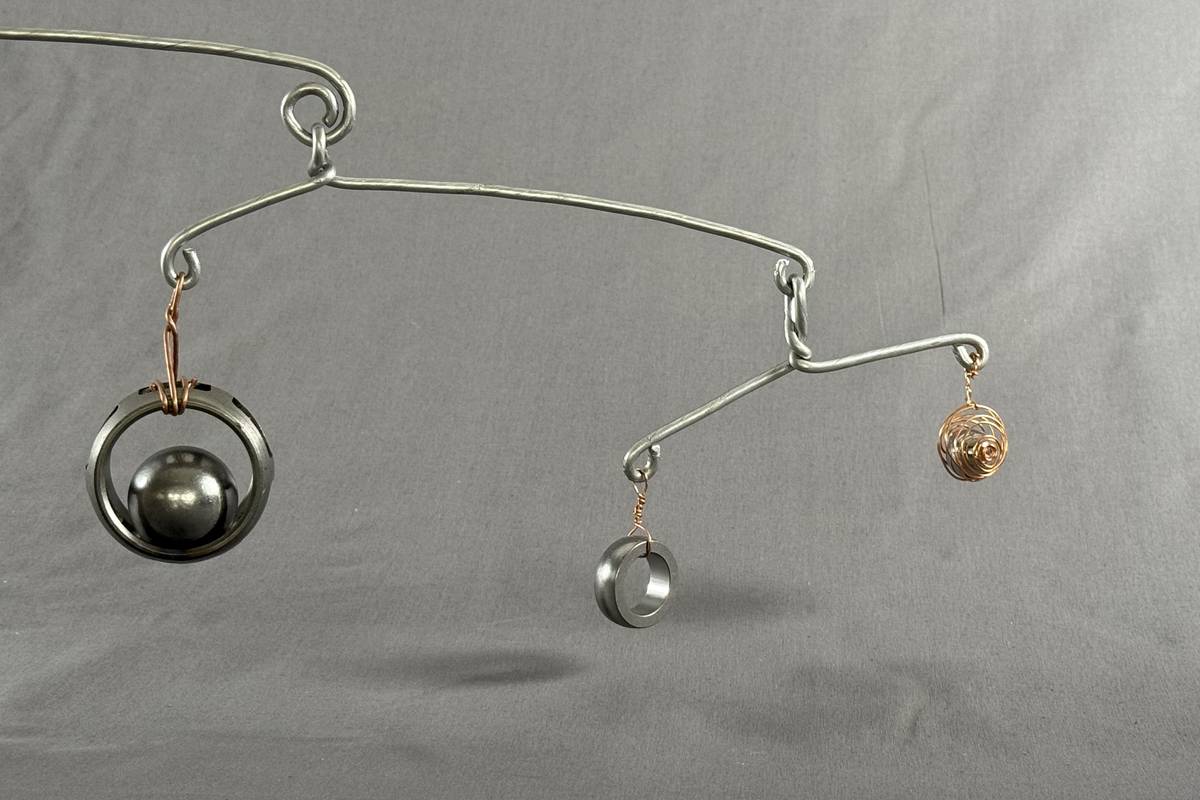 Geared Up — a trophy welded from reclaimed automotive parts