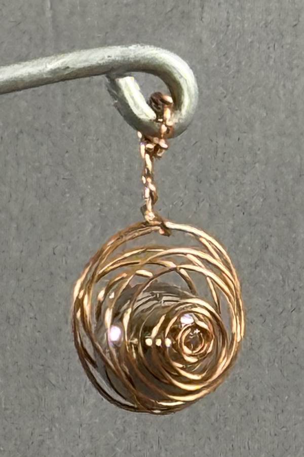 Geared Up — Copper pendant